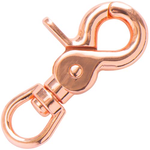 Clip Wirbelkarabiner Rose Gold - 1 | 10 | 20 Stücke