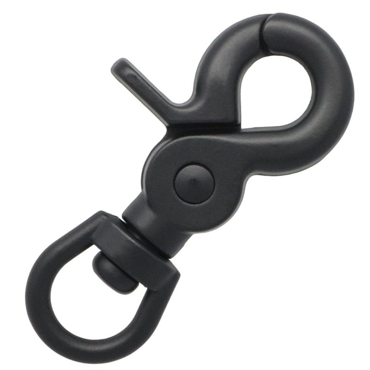Swivel eye Clip Carabiner Black