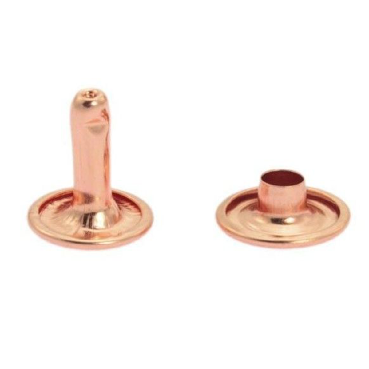 Rivet Fermé Rose Or - 10 | 50 | 100 Pièces