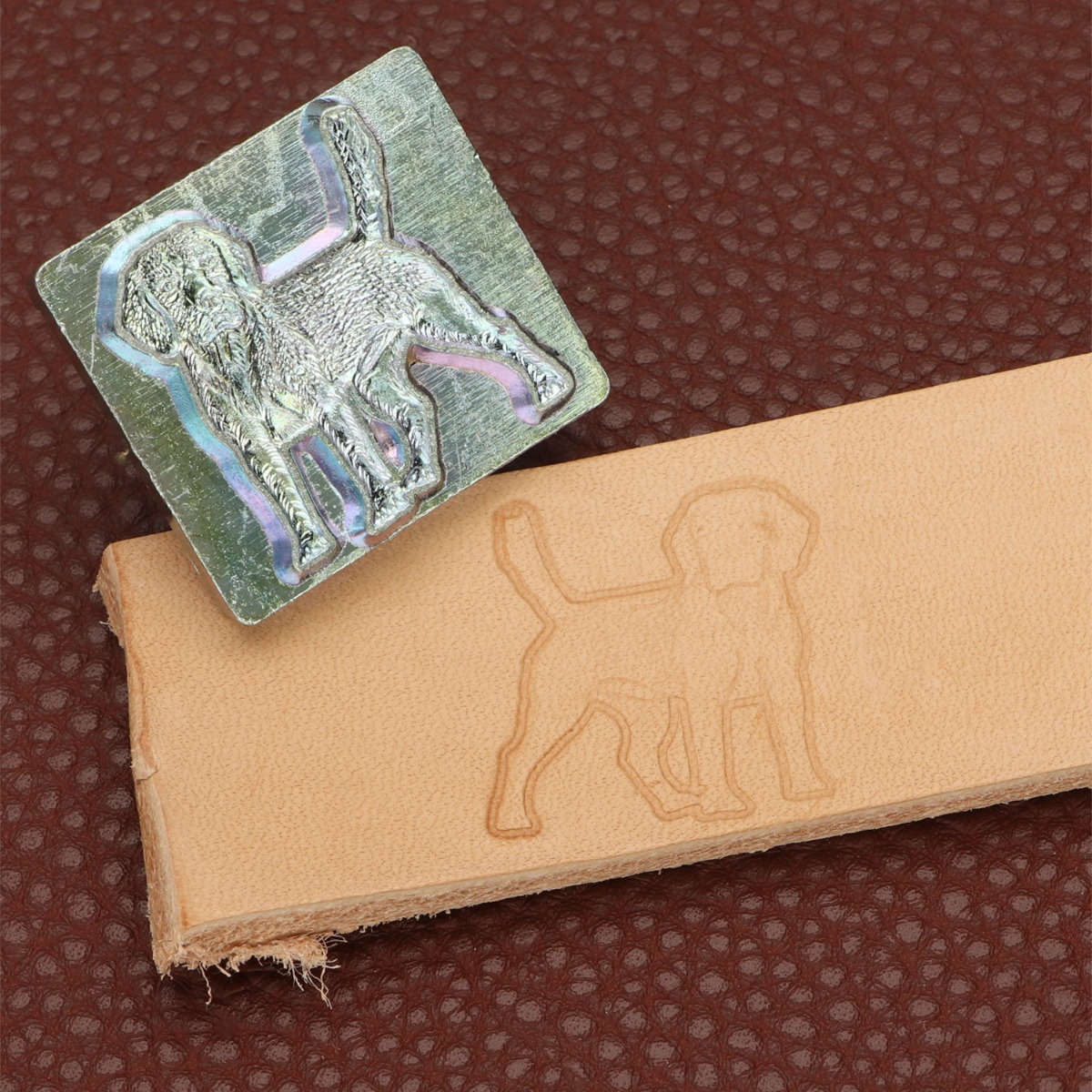 Tandy Leather 3D-Stempel Wappen - 2,5x2,5cm Lederprägestempel