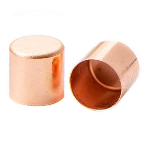 Metall Schnur Endkappe Rose Gold - 10 | 50 | 100 Stücke