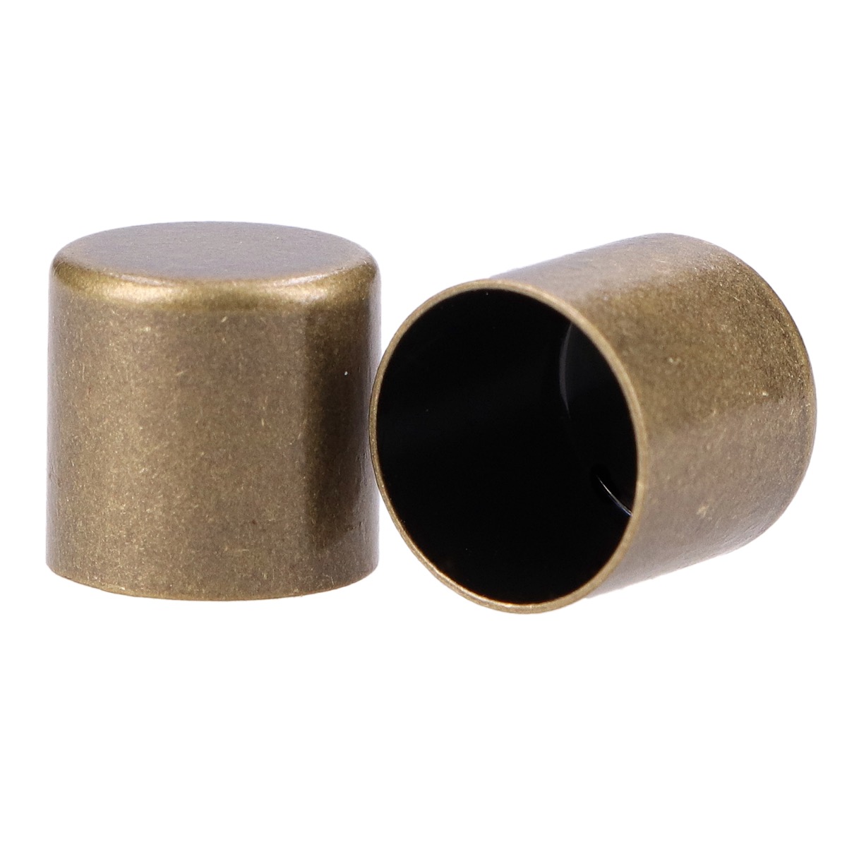 Metal Cord End Cap Antique Brass - 10 | 50 | 100 Pieces