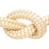 Shiny Gold 10 mm Seil - PPM Doppelgeflecht Shiny Gold 10 mm Seil - PPM Doppelgeflecht