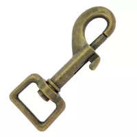 Antique Brass Snap Hook 76 mm - ⧄ 20 mm Antique Brass Snap Hook 76 mm - ⧄ 20 mm