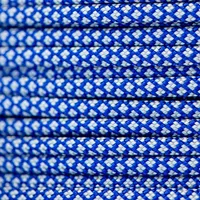 Electric Blue & Silver Grey Diamonds Paracord 550 Type III Electric Blue & Silver Grey Diamonds Paracord 550 Type III