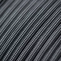 Silver Grey & Black Stripes Paracord 550 Type III Silver Grey & Black Stripes Paracord 550 Type III