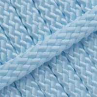 Bleu Bébé PPM Corde - Ø 8mm. (plane/sans noyau) Bleu Bébé PPM Corde - Ø 8mm. (plane/sans noyau)