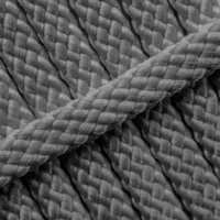 Gris Charbon PPM Corde - Ø 8mm. (plane/sans noyau) Gris Charbon PPM Corde - Ø 8mm. (plane/sans noyau)