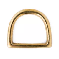 Messing 25 x 4 mm D-ring Messing 25 x 4 mm D-ring