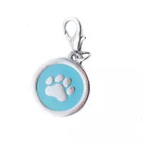 Identifizierungsplatte Pfötchen Blau Identifizierungsplatte Pfötchen Blau