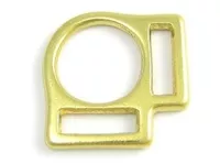 Messing Halfter in Form des Vierecks 25mm Messing Halfter in Form des Vierecks 25mm