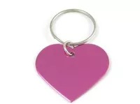 Hundemarke bzw. Katzenmarke aus Aluminium - Herzchen. 38 x 33 mm Hundemarke bzw. Katzenmarke aus Aluminium - Herzchen. 38 x 33 mm