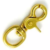 Mousqueton mexicain Laiton 68 - ⧄ 17 mm Mousqueton mexicain Laiton 68 - ⧄ 17 mm