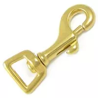 Solid Brass Snap Hook 57 mm - Ø 15 mm Solid Brass Snap Hook 57 mm - Ø 15 mm