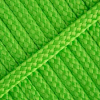 Neon Green PPM Cord - Ø 6mm. (flat/coreless) Neon Green PPM Cord - Ø 6mm. (flat/coreless)