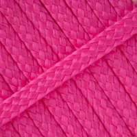Neon Pink PPM Cord - Ø 6mm. (Flat/coreless) Neon Pink PPM Cord - Ø 6mm. (Flat/coreless)
