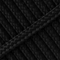 Black PPM Cord - Ø 6mm. (Flat/coreless) Black PPM Cord - Ø 6mm. (Flat/coreless)