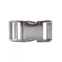 Adjustable ALU-MAX® Aluminium Schnalle Silver 20mm (3/4") Adjustable ALU-MAX® Aluminium Schnalle Silver 20mm (3/4")