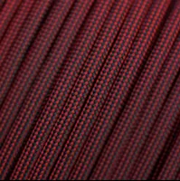 Imperial Red & Black Stripes Paracord 550 Type III Imperial Red & Black Stripes Paracord 550 Type III