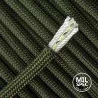 Camo Green Paracord 750 Type IV - MiL-C-5040H Camo Green Paracord 750 Type IV - MiL-C-5040H