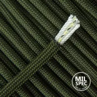 Camo Green Paracord 550 Type III - MiL-C-5040H Camo Green Paracord 550 Type III - MiL-C-5040H