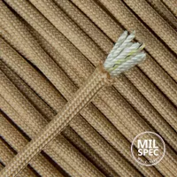 Desert Tan Paracord 550 Type III - MiL-C-5040H Desert Tan Paracord 550 Type III - MiL-C-5040H