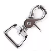 Clip Wirbelkarabiner Vernickelt 62 mm - ⧄ 20 mm Clip Wirbelkarabiner Vernickelt 62 mm - ⧄ 20 mm