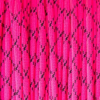 Neon Pink & Black X Paracord 550 Type III Neon Pink & Black X Paracord 550 Type III