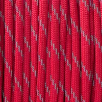 Reflectable Imperial Red Paracord 550 Type III Reflectable Imperial Red Paracord 550 Type III