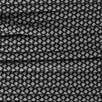 Black & Silver Grey Diamonds Paracord 550 Type III Black & Silver Grey Diamonds Paracord 550 Type III