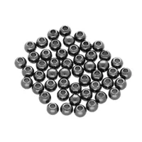 4 x 3,5mm - Satz mit 50 Messing rund - Gun Metal 4 x 3,5mm - Satz mit 50 Messing rund - Gun Metal
