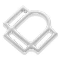 Halter Square 3-sided 13 mm Verchromt Halter Square 3-sided 13 mm Verchromt