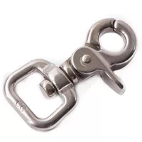 Mousqueton mexicain Acier Inox 65 mm - ⧄ 20 mm Mousqueton mexicain Acier Inox 65 mm - ⧄ 20 mm