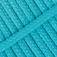 Turquoise PPM Cord - Ø 6mm. (hollow) Turquoise PPM Cord - Ø 6mm. (hollow)