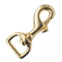 Solid Brass Snap Hook 75 mm - ⧄ 21 mm Solid Brass Snap Hook 75 mm - ⧄ 21 mm