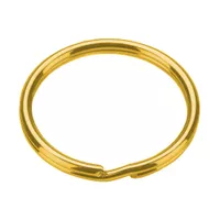 Gold 17 x 2 mm Schlüsselanhänger Ring Gold 17 x 2 mm Schlüsselanhänger Ring