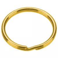 Gold 22 x 2 mm Schlüsselanhänger Ring Gold 22 x 2 mm Schlüsselanhänger Ring