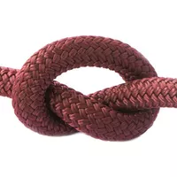 Roasted Aubergine 12 mm Seil - PPM Doppelgeflecht Roasted Aubergine 12 mm Seil - PPM Doppelgeflecht