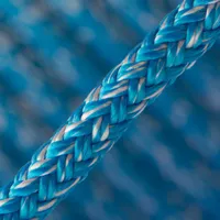 Blau & Silver Grau Mix 8 mm - PPM Doppelgeflecht Blau & Silver Grau Mix 8 mm - PPM Doppelgeflecht