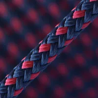 Dunkelblau & Rot 8 mm - PPM Doppelgeflecht Dunkelblau & Rot 8 mm - PPM Doppelgeflecht