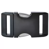 ALU-MAX® Aluminium Buckle Schwarz 25 mm (1'') ALU-MAX® Aluminium Buckle Schwarz 25 mm (1'')
