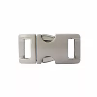 ALU-MAX® Aluminium Schnalle Satin 10 mm (3/8") ALU-MAX® Aluminium Schnalle Satin 10 mm (3/8")