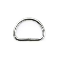 Stainless Steel 17 x 3 mm D-ring Stainless Steel 17 x 3 mm D-ring
