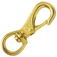 Solid Brass Snap Hook 82 mm - ⧄ 18 mm Solid Brass Snap Hook 82 mm - ⧄ 18 mm