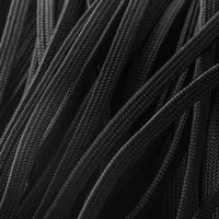 Black (flat/coreless) Paracord 550 Type III Black (flat/coreless) Paracord 550 Type III
