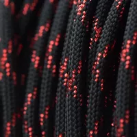 'Red Knight' Metallic Glitter Black & Red Tracer X Paracord 550 Type III 'Red Knight' Metallic Glitter Black & Red Tracer X Paracord 550 Type III