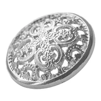 Silver Button 25 mm Silver Button 25 mm