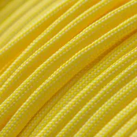 Canary Yellow & White Stripes Paracord 550 Type III Canary Yellow & White Stripes Paracord 550 Type III