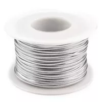 Eco-Leather Silver 1,5 mm Eco-Leather Silver 1,5 mm