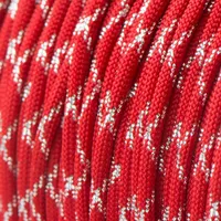 Metallic Glitter Imperial Red & Silver Tracer X Paracord 550 Type III Metallic Glitter Imperial Red & Silver Tracer X Paracord 550 Type III